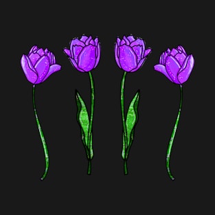 Purple Tulips T-Shirt