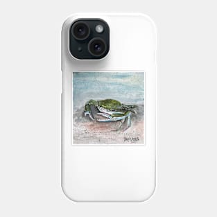 blue crab sea life Phone Case