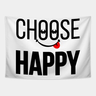 CHOOSE HAPPY | Positivity Vibes Tapestry