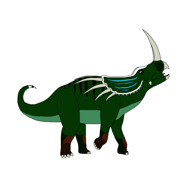 Styracosaurus (Fullbody) by TopsyTriceratops