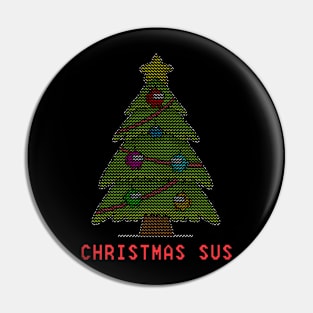 Christmas Sus ugly sweater Pin