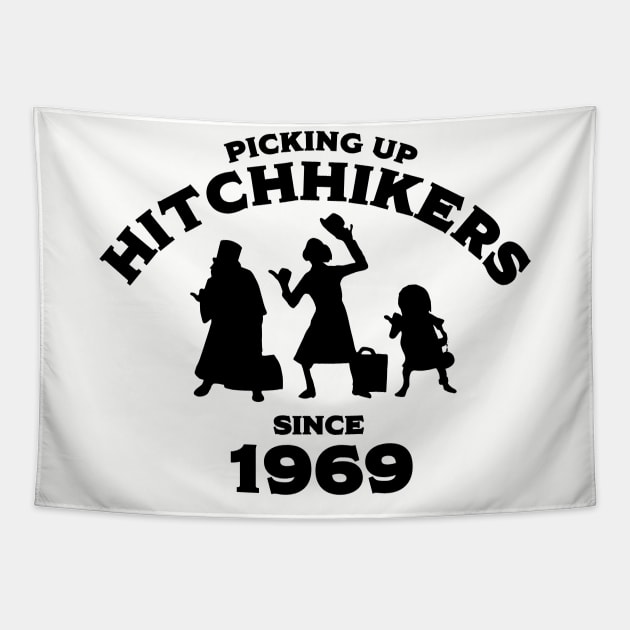 Hitchhikers Since 1969 (DL Version) - Black Tapestry by WearInTheWorld