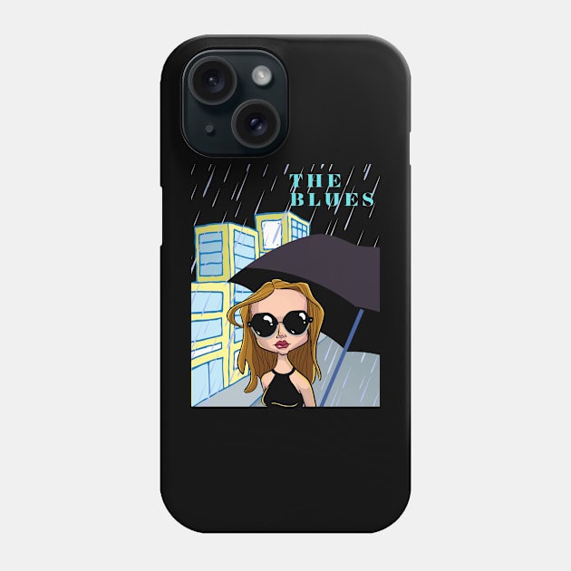 The blues Phone Case by Benjamin Customs