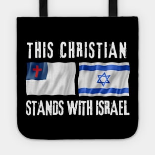 This Christian Stands With Israel Tote