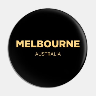 Melbourne Australia T shirt Pin
