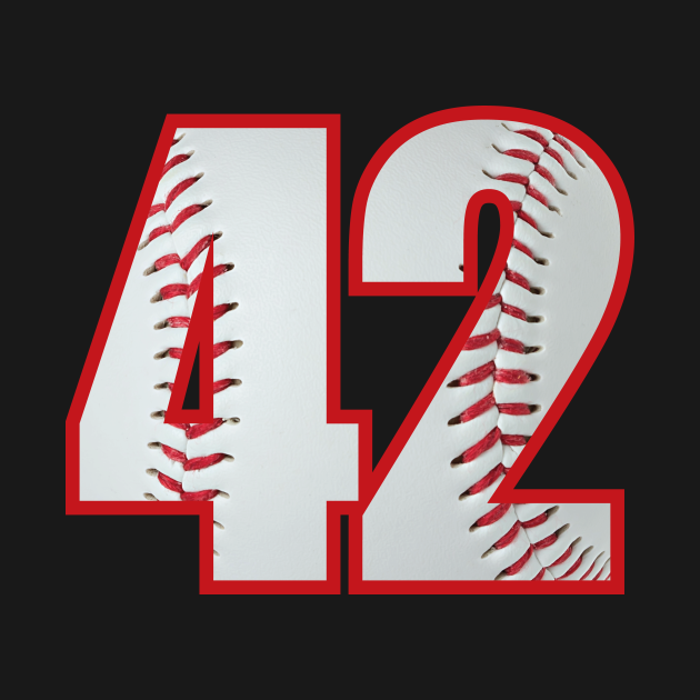 Baseball Number 42 Forty Two Lucky Favorite Jersey Number Jackie