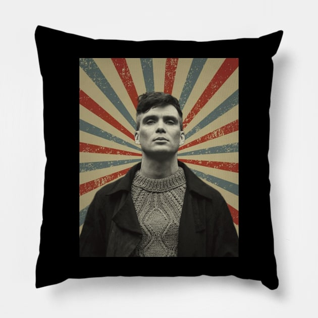 Cillian Murphy Pillow by LivingCapital 