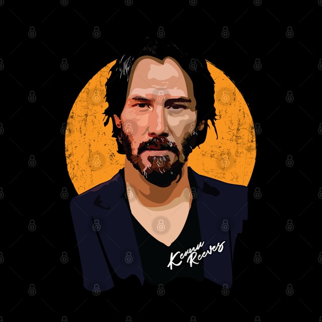 Keanu Reeves Digital Art by Aldebaran