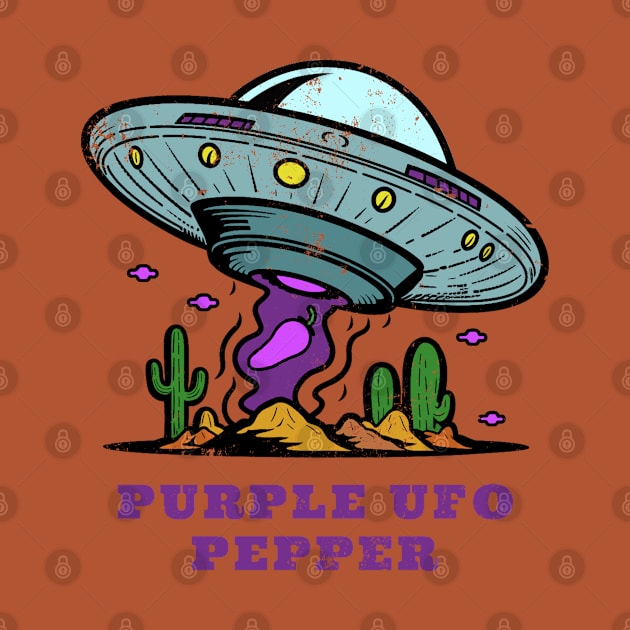 Purple UFO Pepper by Hot Threads