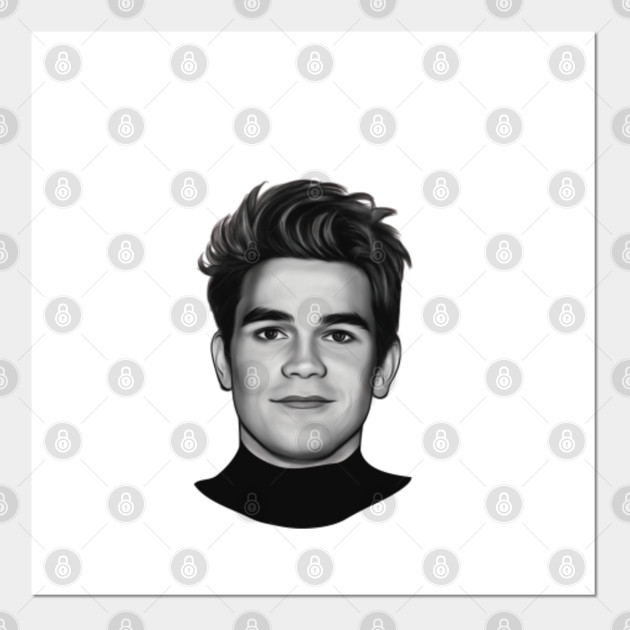 Archie Andrews Kj Apa Riverdale Poster Und Kunst Teepublic De