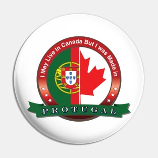 Portuguese Canadian Pin