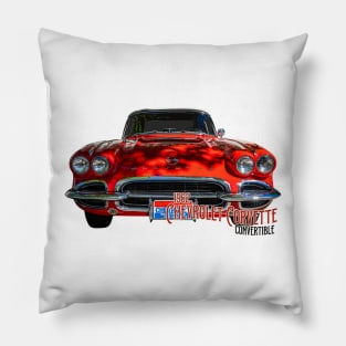 1962 Chevrolet Corvette Convertible Pillow