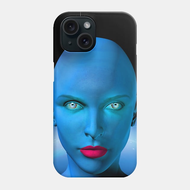 The face of an alien Phone Case by rolffimages