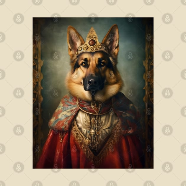 German Shepherd The King by AestheticsArt81