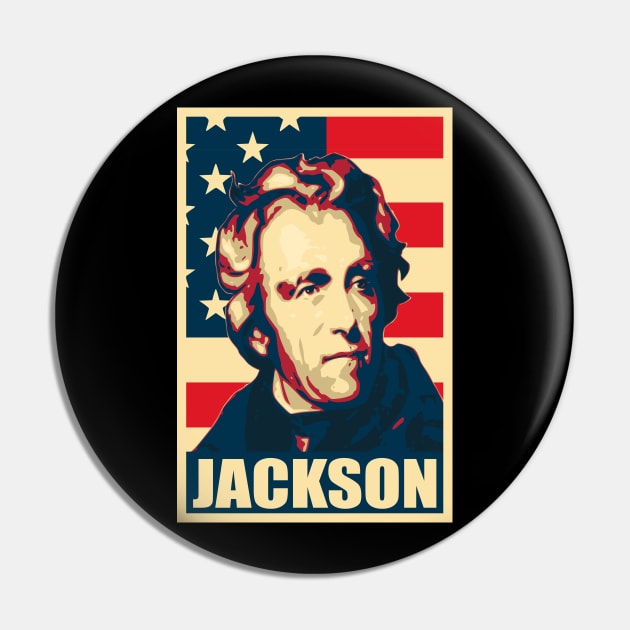 Andrew Jackson Pin by Nerd_art