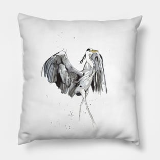 Glorious Crane Pillow