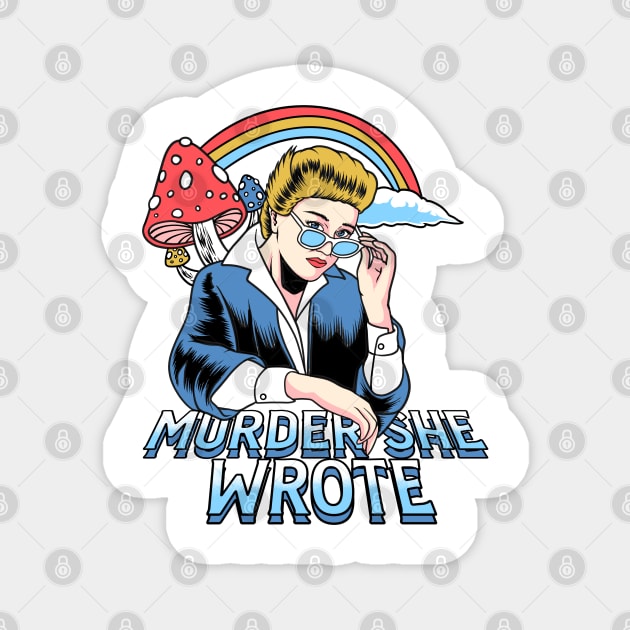 Murder She Wrote Magnet by margueritesauvages