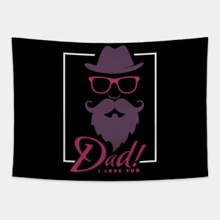 Father Day love You Dad! Tapestry