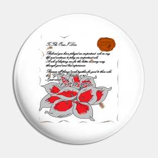 Love Letter Pin