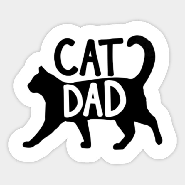 Mens Best Cat Dad T Shirt Funny Gift Men Fathers Day Kitty Men