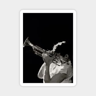 Chet Baker Melancholic Jazz Magnet