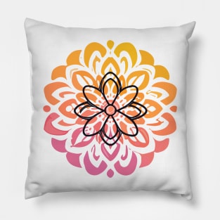 mandala Clamber Paintmandala Skip drawing Pillow