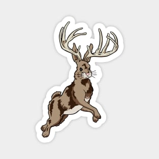 The Majestic Jackalope Magnet