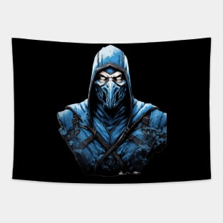 Sub Zero Mortal Kombat Design Tapestry