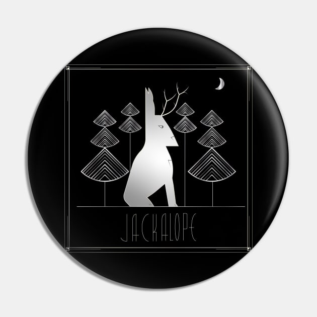 Jackalope Pin by Lunalora