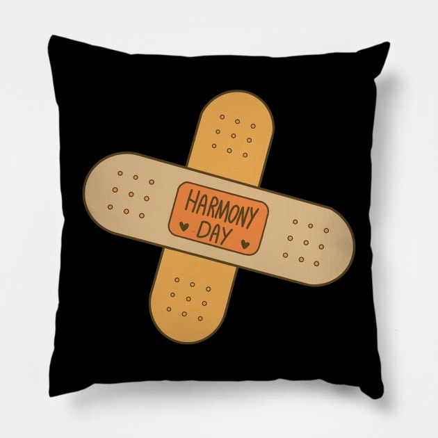 Harmony Day Anti Bullying Pillow by ROLLIE MC SCROLLIE