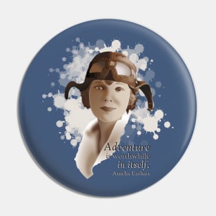 Amelia Earhart Pin