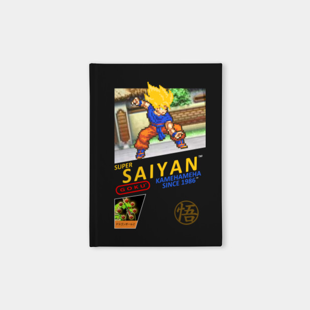 Nes Goku Dragon Ball Z Notebook Teepublic