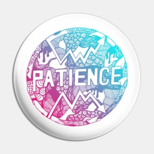 Dual Color Circle of Patience Pin