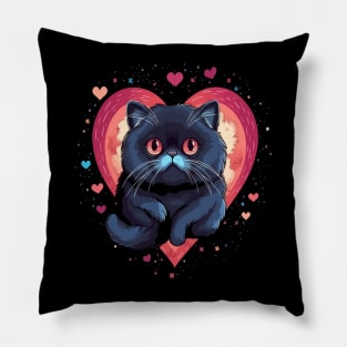 Exotic Shorthair Valentine Day Pillow