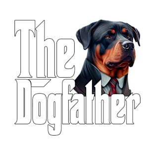 Rottweiler Dog Dad Dogfather Dogs Daddy Father Rottie T-Shirt