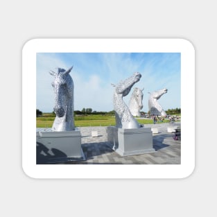 the Kelpies jigsaw puzzle , Helix park, Falkirk jigsaw Magnet