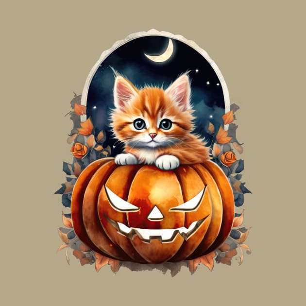 Halloween Kitten by Alpenglow Workshop