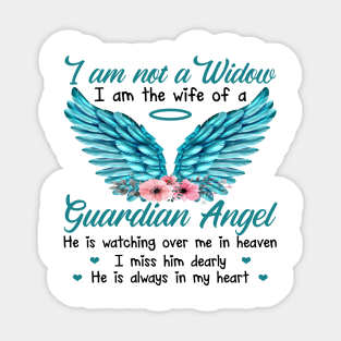 Husband In Heaven Stickers Teepublic