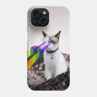 Space Cat is bored, watch out! Phone Case