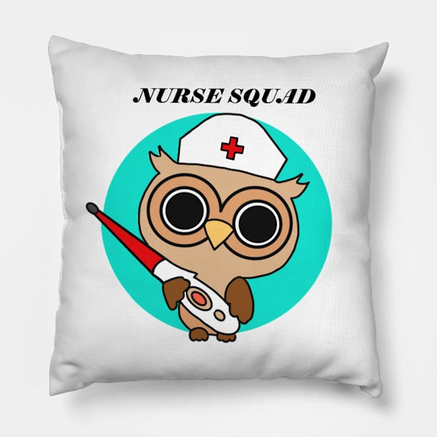 Nurse Squad Pillow by garciajey