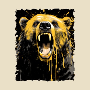 Black Bear Painting T-Shirt