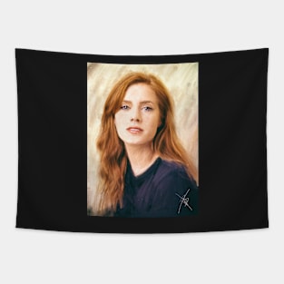 Amy Adams - Pastel on Canvas Painting Tapestry