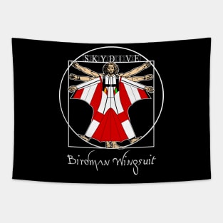 Mod.4 Wingsuit Birdman Skydiving Tapestry