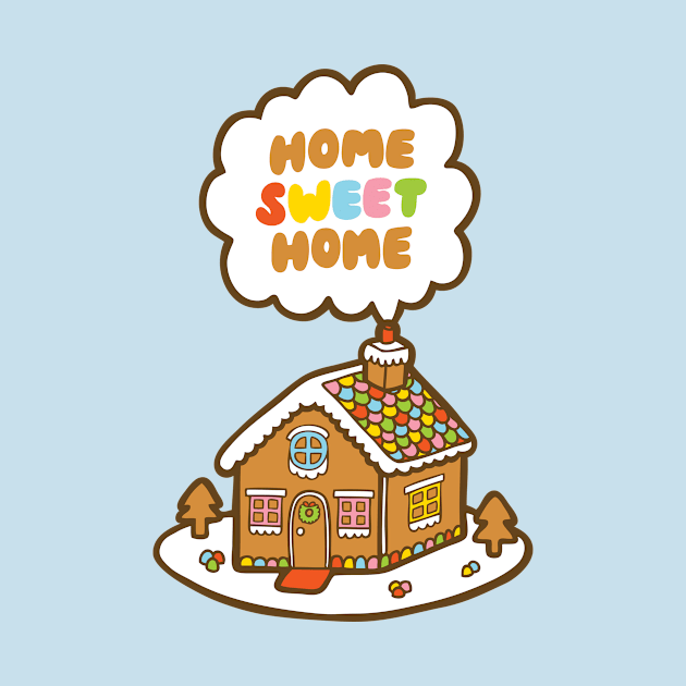 Home Sweet Home Gingerbread House by evannave