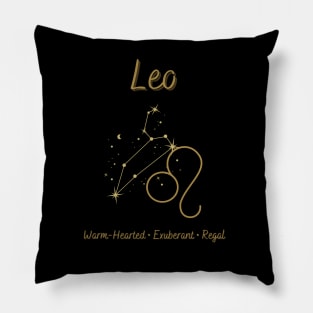 Astrology Collection - Leo (Symbol & Constellation) Pillow