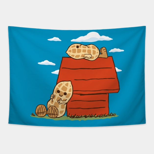 Peanuts Tapestry by Melonseta