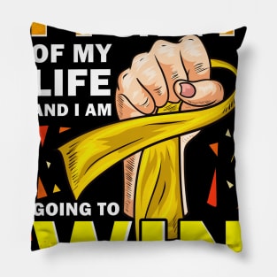 I'm In The Fight Of My Life - Childhood Cancer Awareness Pillow