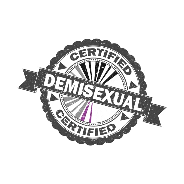 Certified Demisexual Stamp by LiveLoudGraphics