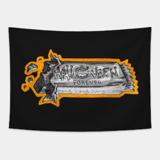 Halloween Forever Candy Bar Grey Tapestry