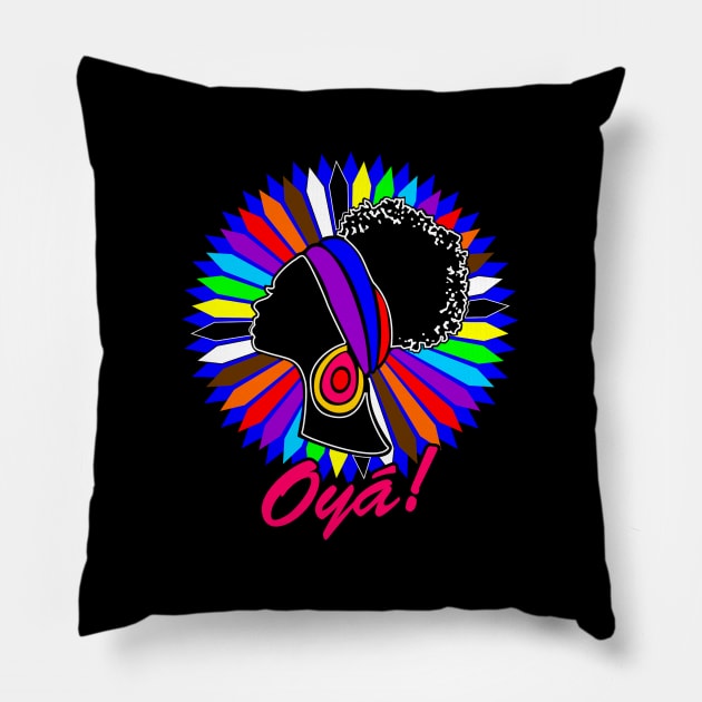 Oyá Espiral Pillow by Korvus78